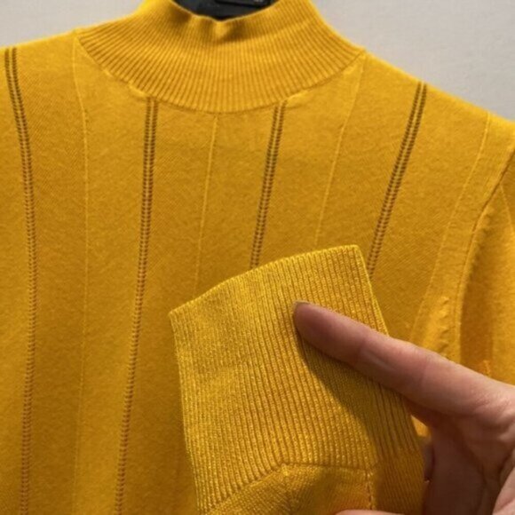 Noisy May Mustard Yellow Long Sleeve Sweater - Picture 5 of 13